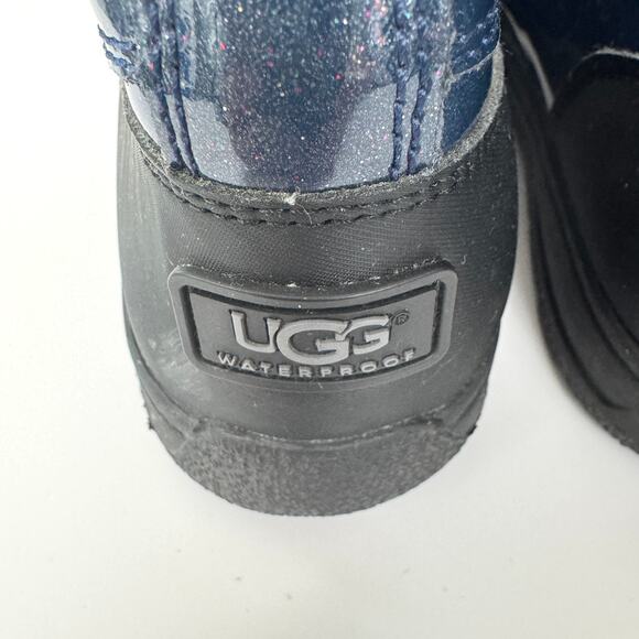 UGG Big Kids Butte II Boots Size 5 Style 1005581 Winter Waterproof Lined Blue - Picture 8 of 12
